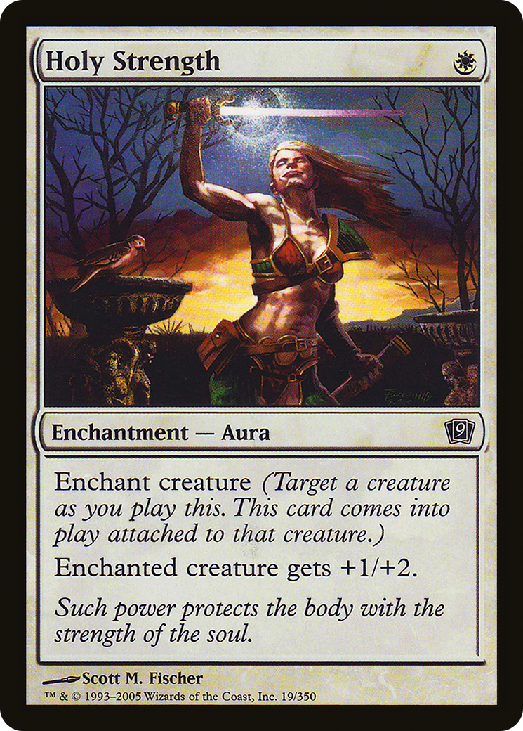 Holy Strength (9ED-19★) - 9th Edition Foil