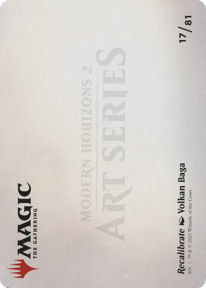 Recalibrate // Recalibrate (AMH2-017) - Modern Horizons 2 Art Series (Borderless)