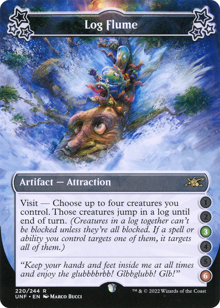 Log Flume (3-6) (UNF-220) - Unfinity Foil