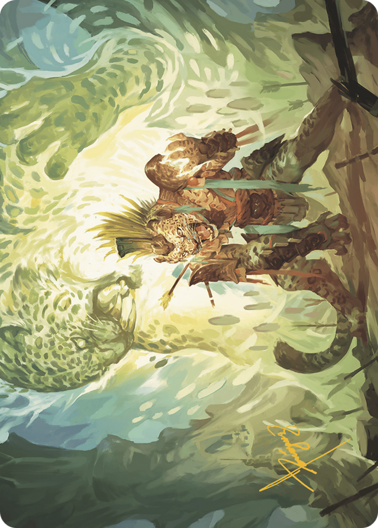 Might of the Ancestors // Might of the Ancestors (ALCI-002) - The Lost Caverns of Ixalan Art Series (Borderless)