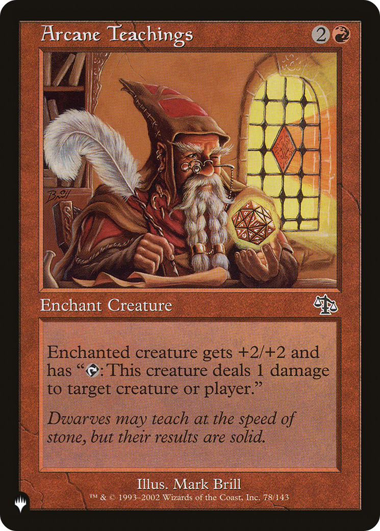 Arcane Teachings (LIST-78/143) - The List
