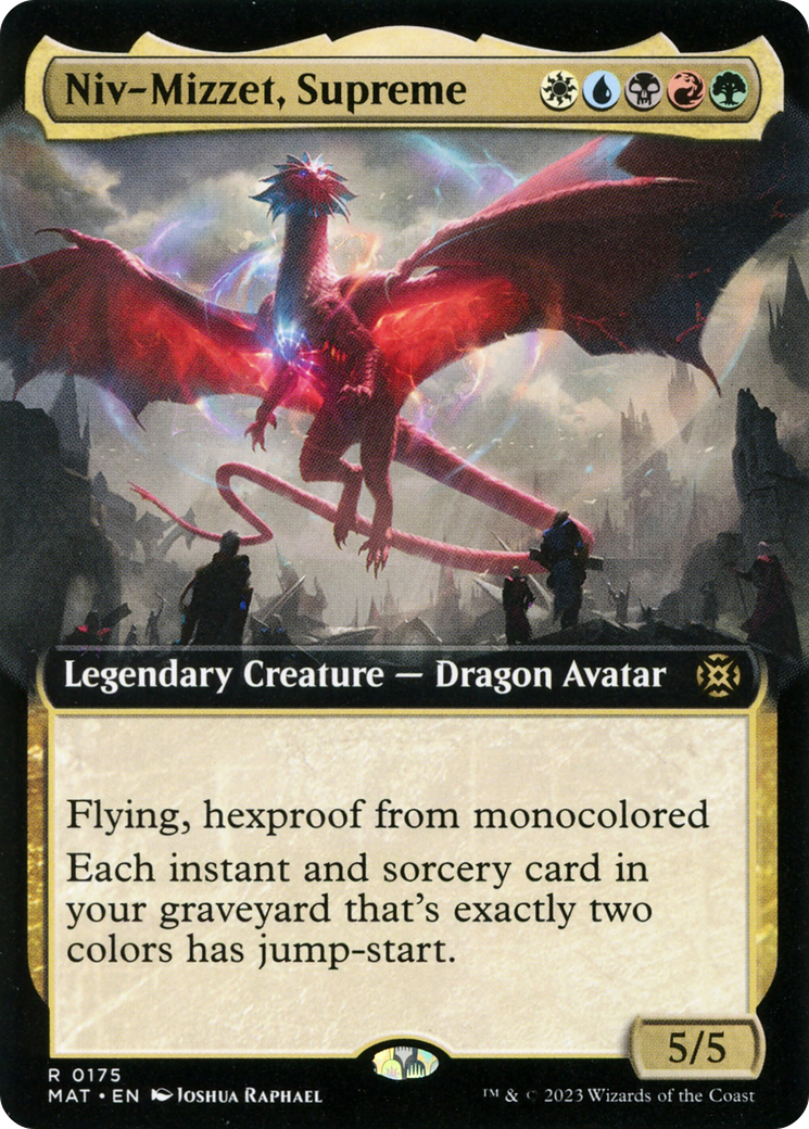 Niv-Mizzet, Supreme (Extended Art) (MAT-175) - March of the Machine: The Aftermath: (Extended Art)
