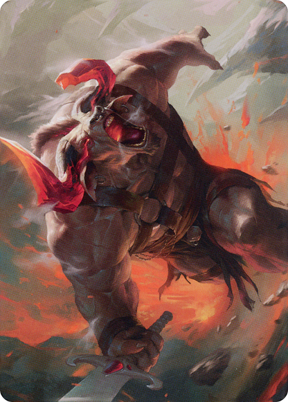 Furious Bellow // Furious Bellow (ADMU-031) - Dominaria United Art Series (Borderless)