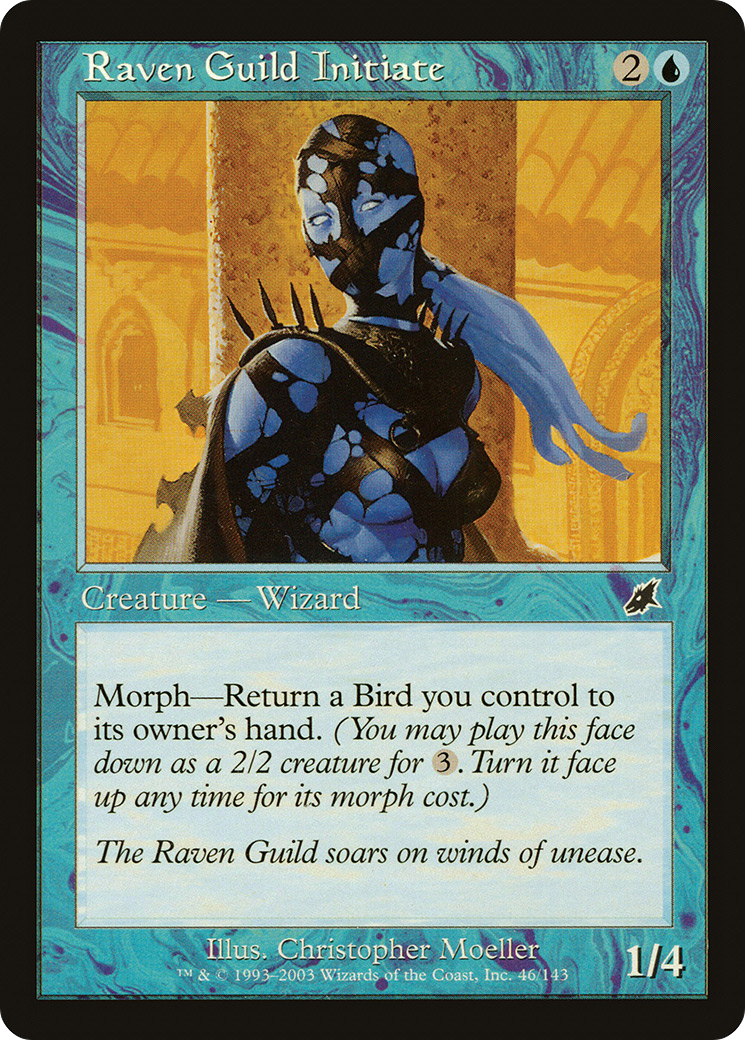 Raven Guild Initiate (SCG-046) - Scourge Foil
