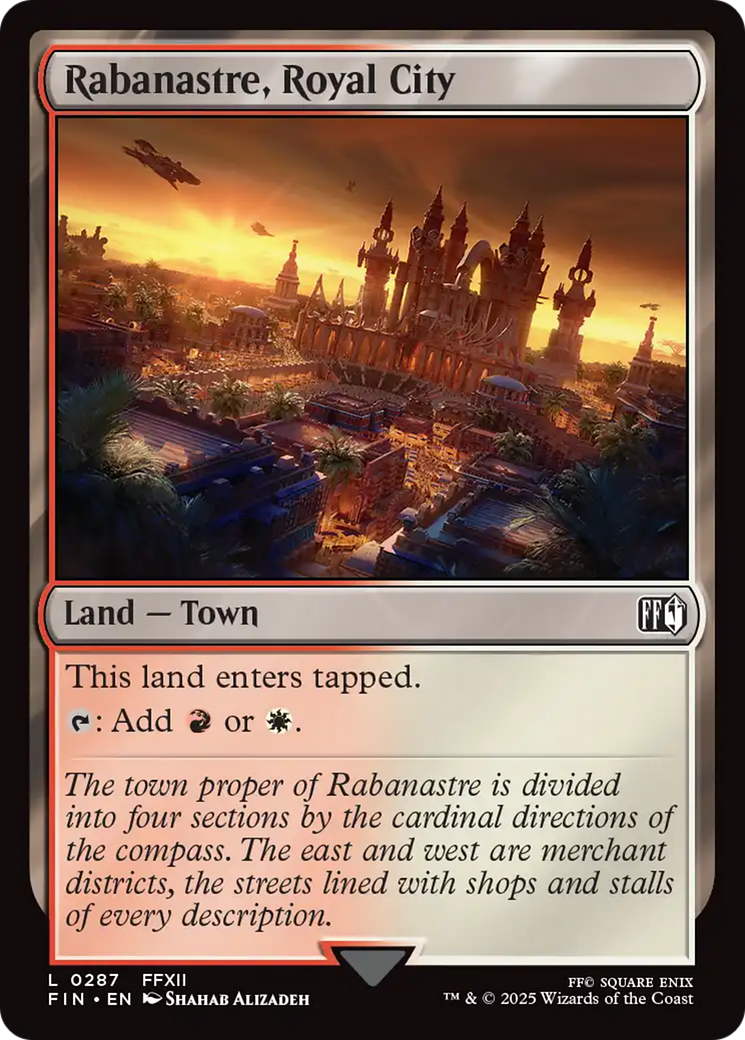 Rabanastre, Royal City (FIN-287) - FINAL FANTASY Foil