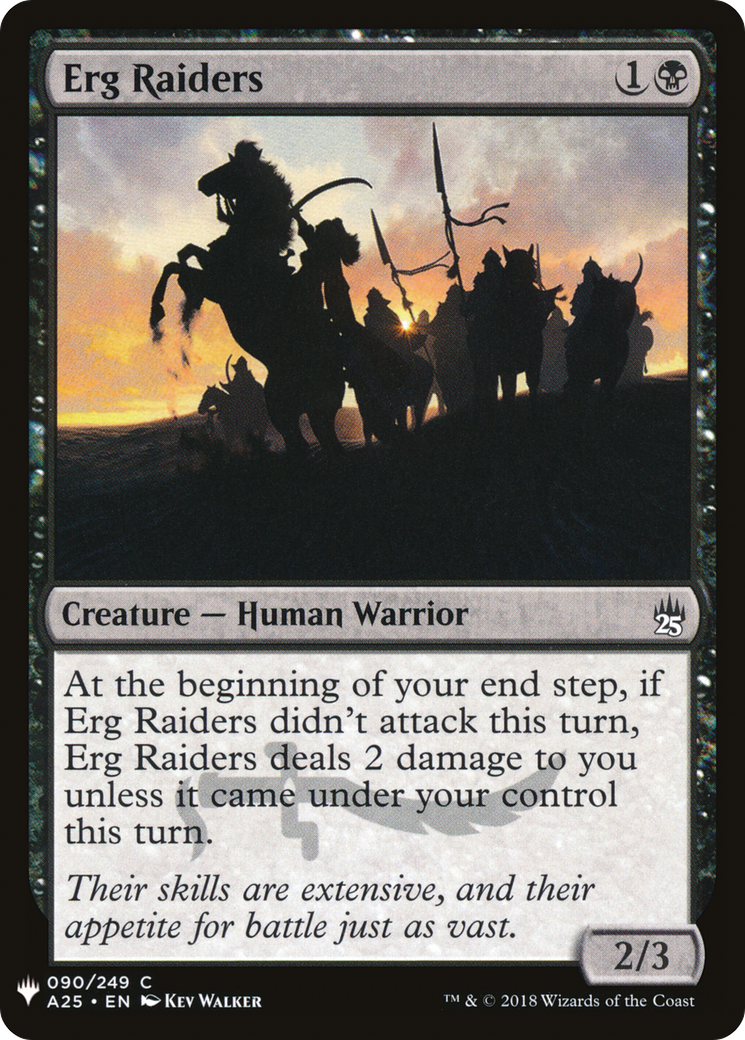 Erg Raiders (LIST-090) - The List