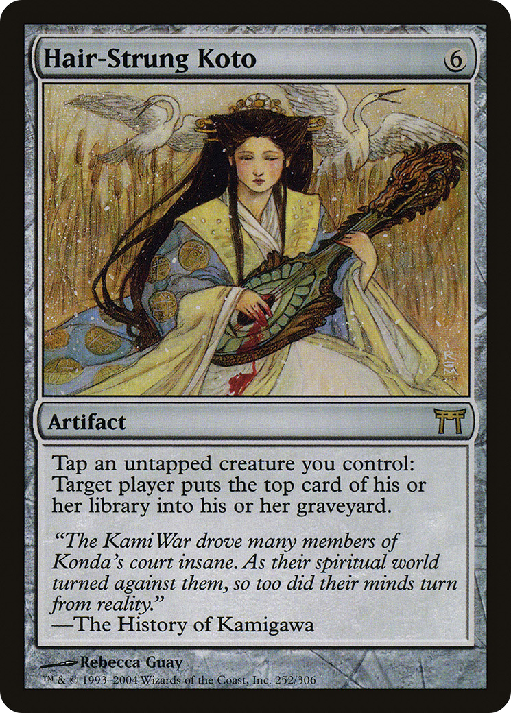 Hair-Strung Koto (CHK-252) - Champions of Kamigawa