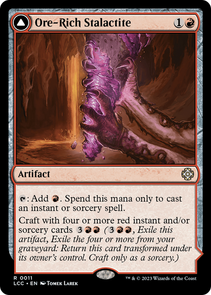 Ore-Rich Stalactite (LCC-011) - The Lost Caverns of Ixalan Commander Foil