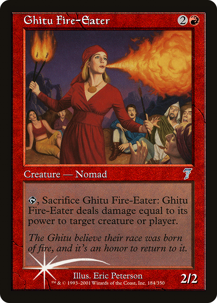 Ghitu Fire-Eater (7ED-184★) - 7th Edition Foil