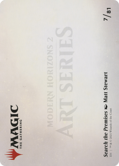 Search the Premises // Search the Premises (AMH2-007) - Modern Horizons 2 Art Series (Borderless) Foil