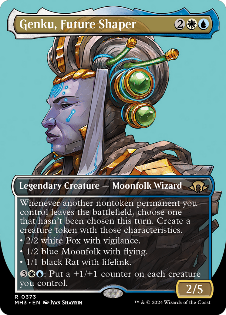 Genku, Future Shaper (Borderless) (MH3-373) - Modern Horizons 3 Foil