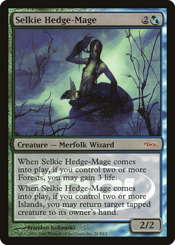 Selkie Hedge-Mage (WPN-020) - DCI Promos Foil