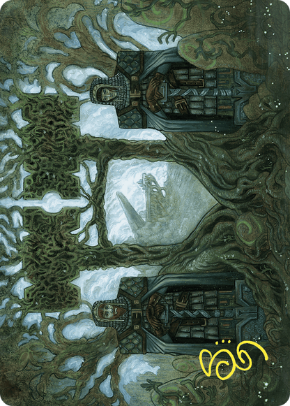 Court of Garenbrig // Court of Garenbrig (AWOE-054) - Wilds of Eldraine Art Series (Borderless) Foil