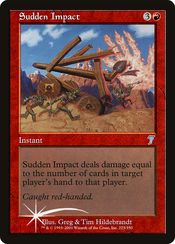 Sudden Impact (7ED-223★) - 7th Edition Foil