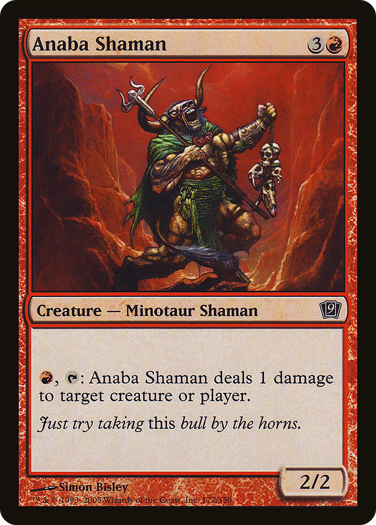 Anaba Shaman (9ED-172★) - 9th Edition