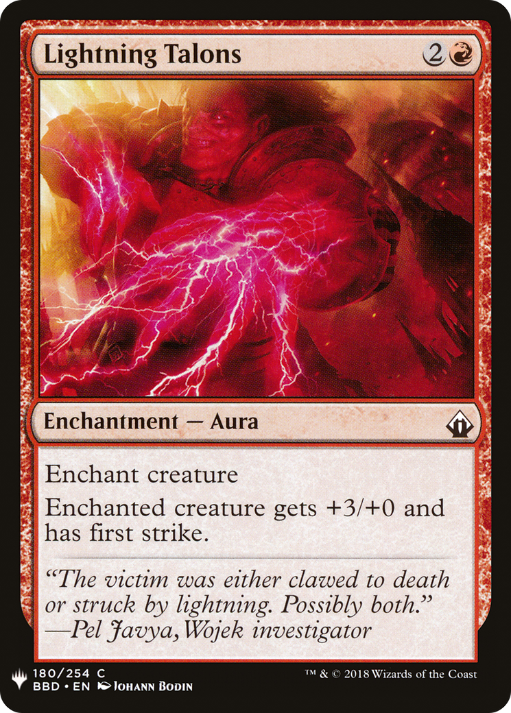 Lightning Talons (LIST-180) - The List
