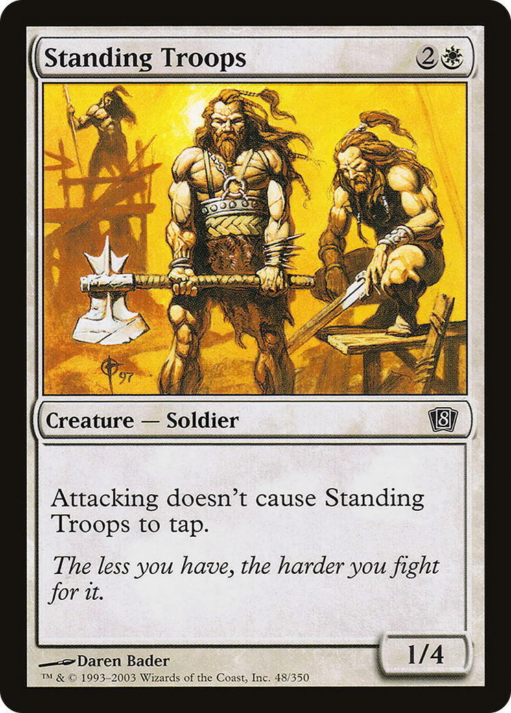 Standing Troops (8ED-48★) - 8th Edition