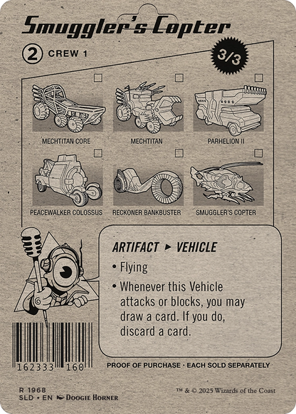Smuggler's Copter // Smuggler's Copter (SLD-1968) - Secret Lair Drop (Borderless)