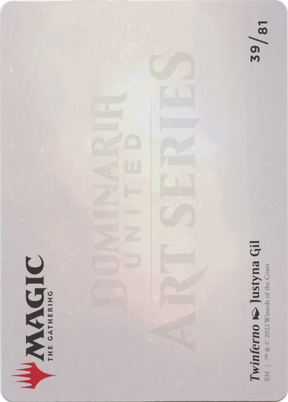 Twinferno // Twinferno (ADMU-039) - Dominaria United Art Series (Borderless) Foil