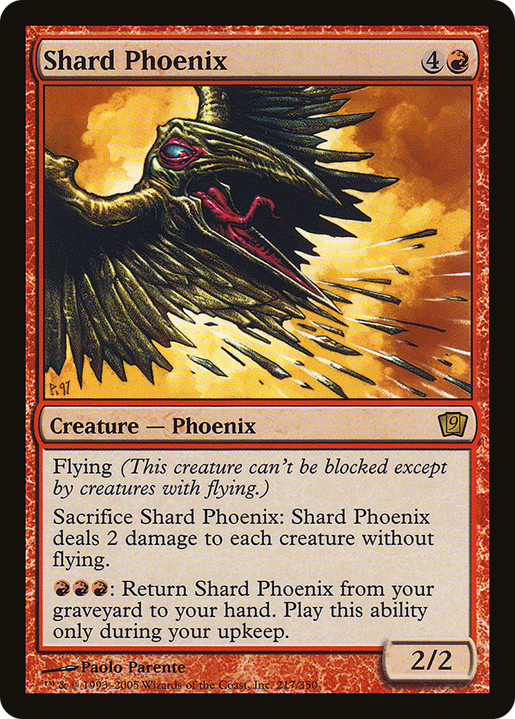 Shard Phoenix (9ED-217★) - 9th Edition