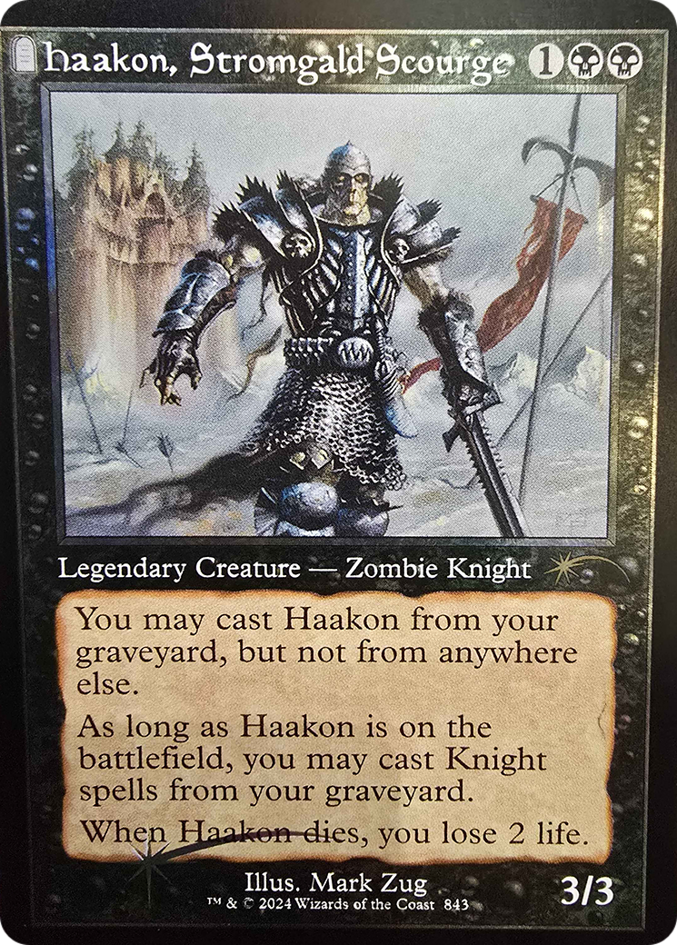 Haakon, Stromgald Scourge (SLD-843) - Secret Lair Drop: (tombstone) Foil