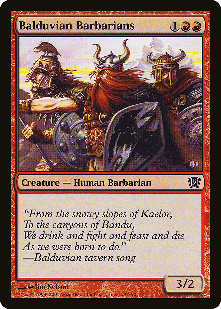 Balduvian Barbarians (9ED-174★) - 9th Edition