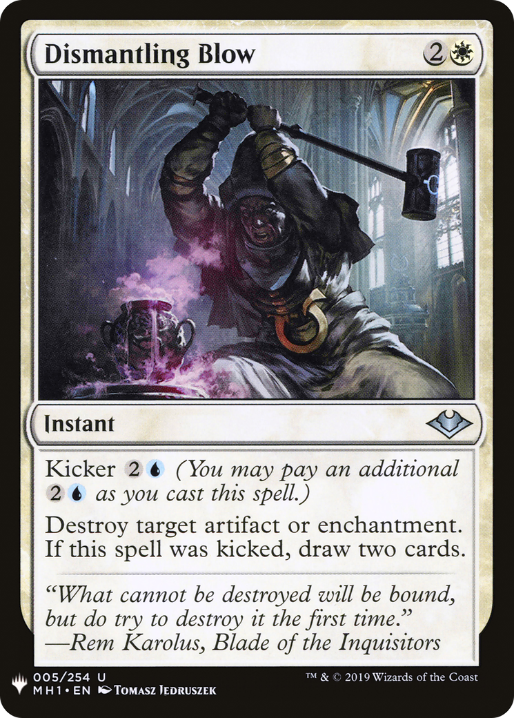 Dismantling Blow (LIST-005) - The List