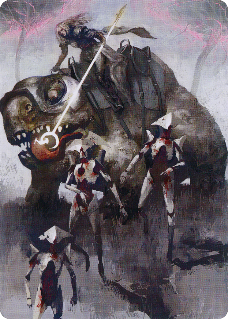 Thalia and The Gitrog Monster // Thalia and The Gitrog Monster (AMOM-065) - March of the Machine Art Series (Borderless)