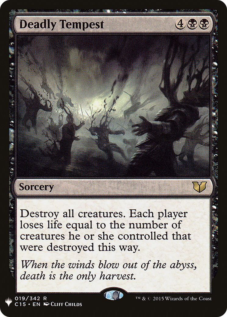 Deadly Tempest (LIST-019/342) - The List