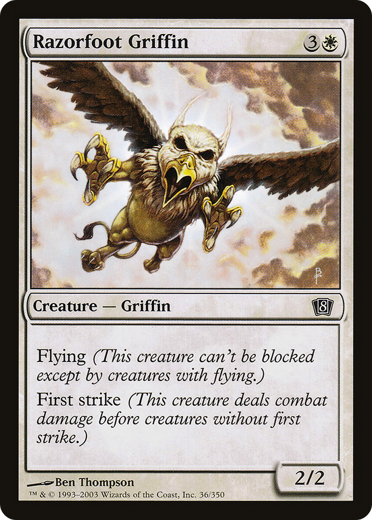 Razorfoot Griffin (8ED-36★) - 8th Edition Foil