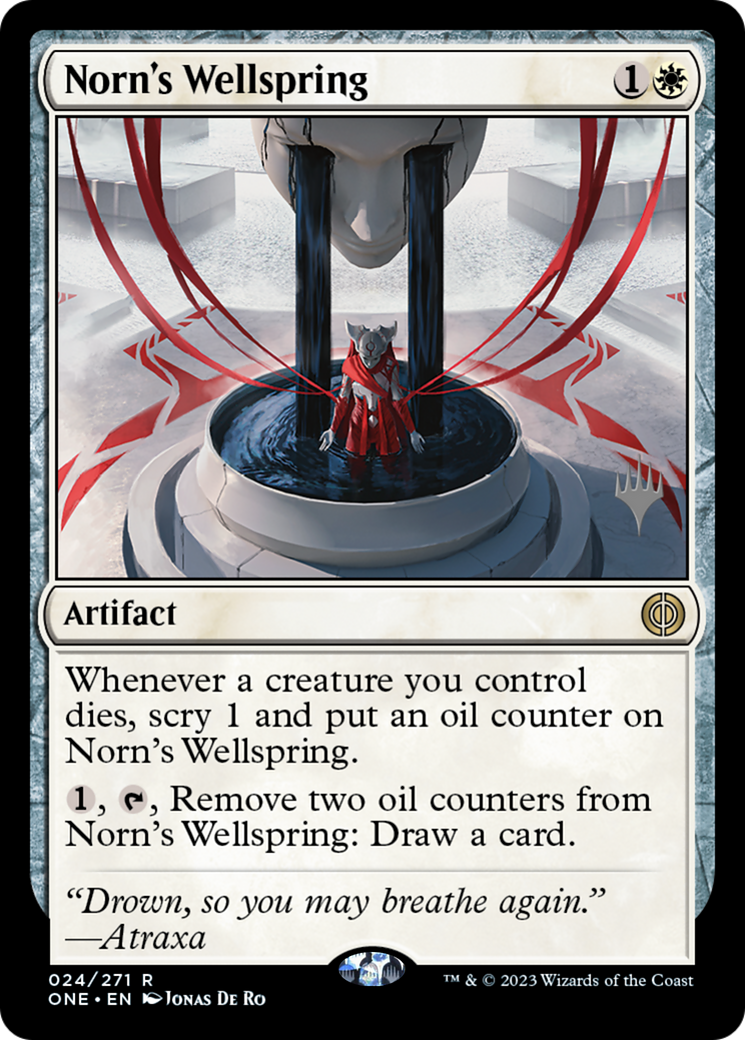 Norn's Wellspring (PPONE-24P) - Phyrexia: All Will Be One Promos Foil