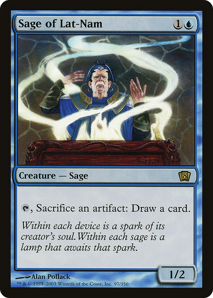 Sage of Lat-Nam (8ED-97★) - 8th Edition Foil