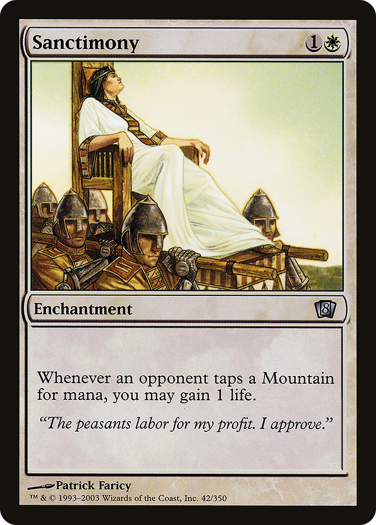 Sanctimony (8ED-42★) - 8th Edition