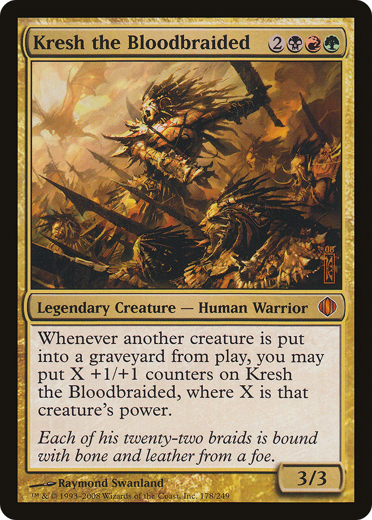 Kresh the Bloodbraided (ALA-178) - Shards of Alara
