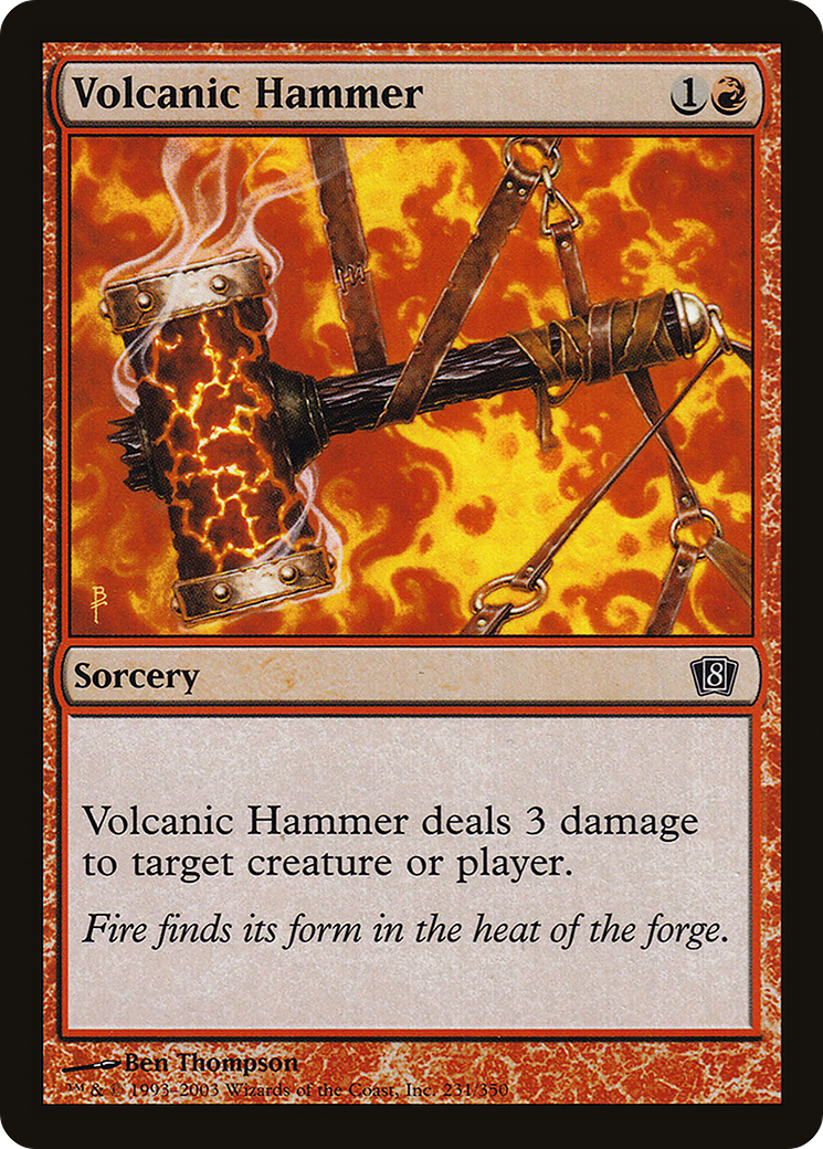 Volcanic Hammer (8ED-231★) - 8th Edition