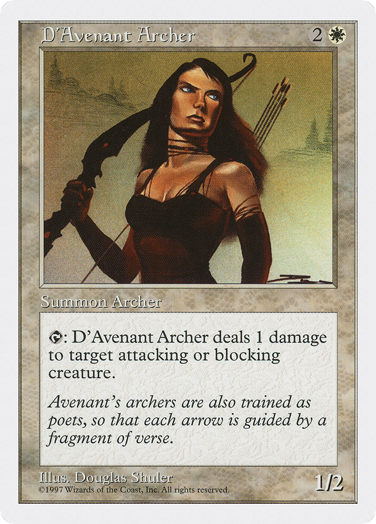 D'Avenant Archer (5ED-) - Fifth Edition