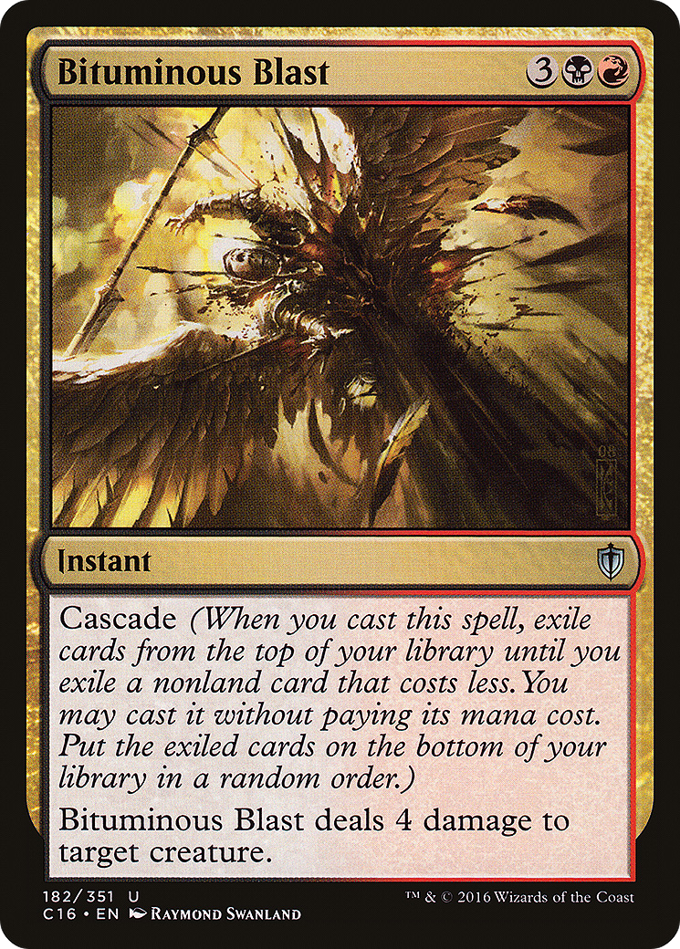 Bituminous Blast (C16-182) - Commander 2016