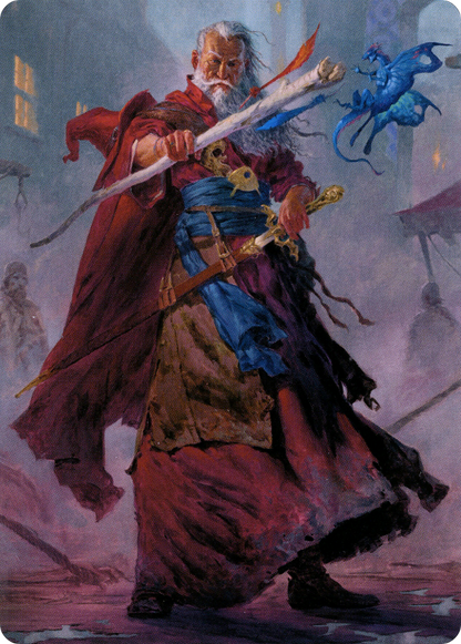 Elminster // Elminster (ACLB-064) - Battle for Baldur's Gate Art Series (Borderless)