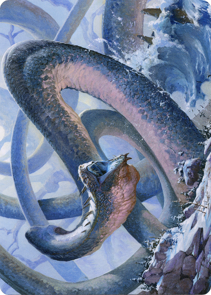 Koma, Cosmos Serpent // Koma, Cosmos Serpent (ASKHM-060) - Art Series: Kaldheim (Borderless) Foil
