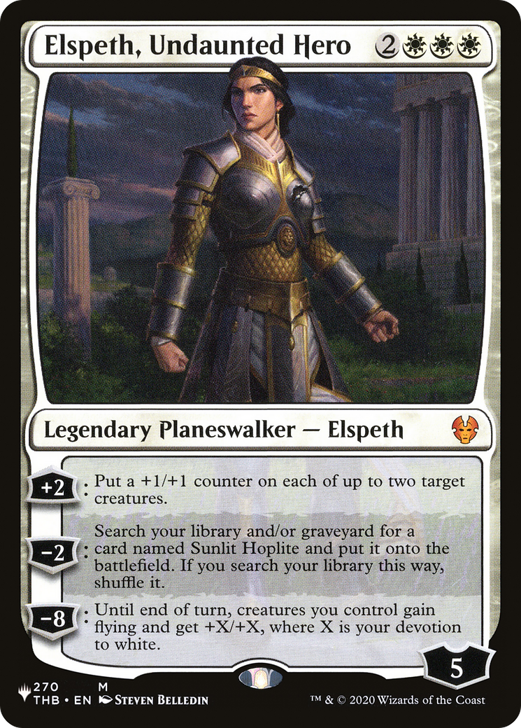 Elspeth, Undaunted Hero (LIST-270/254) - The List