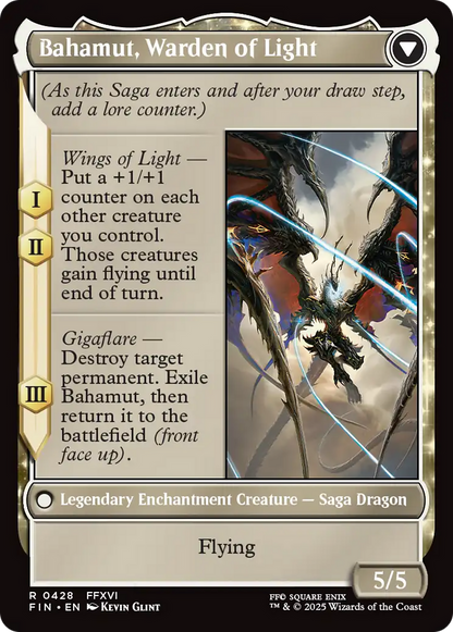 Dion, Bahamut's Dominant (Extended Art) (FIN-428) - FINAL FANTASY: (enchantment, Extended Art)