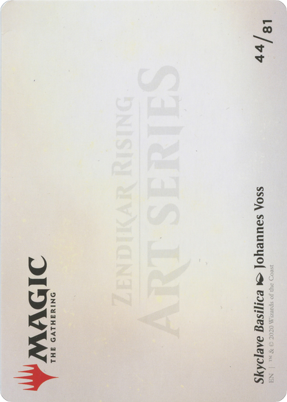 Skyclave Basilica // Skyclave Basilica (AZNR-044) - Zendikar Rising Art Series (Borderless)