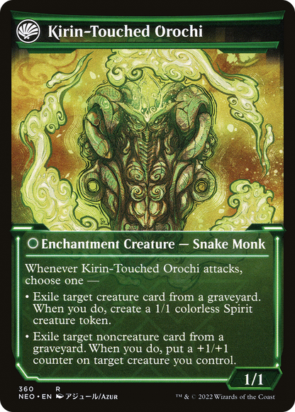 Teachings of the Kirin (Showcase) (NEO-360) - Kamigawa: Neon Dynasty: (Showcase, fandfc)