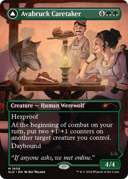Avabruck Caretaker (SLD-1608) - Secret Lair Drop (Borderless) Foil