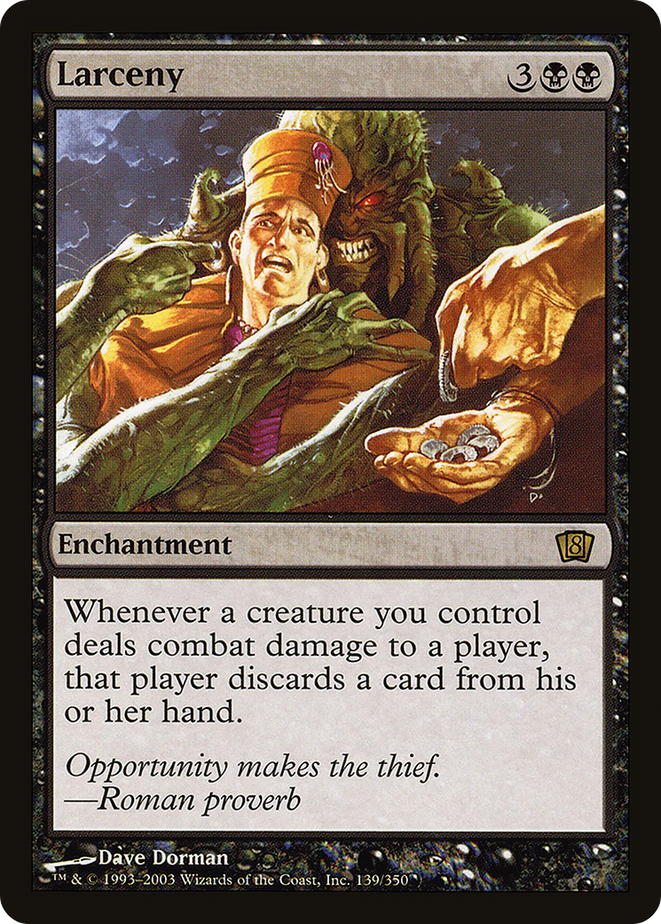 Larceny (8ED-139★) - 8th Edition Foil