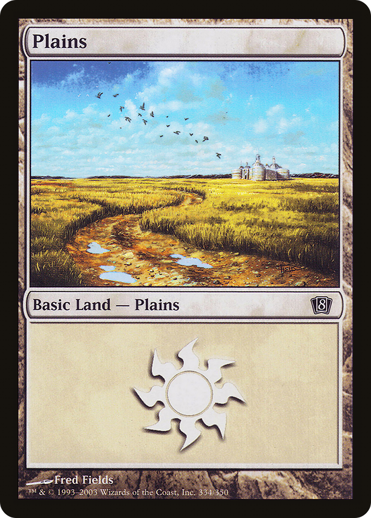 Plains (8ED-334★) - 8th Edition Foil