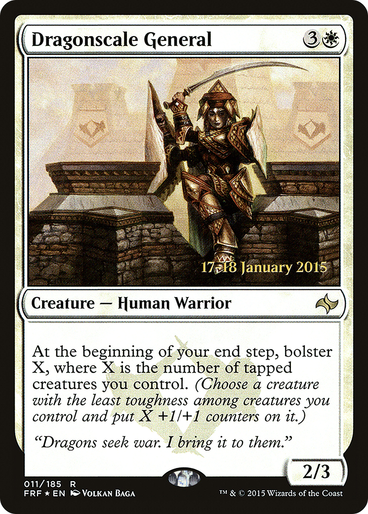 Dragonscale General (PRE-011) - Fate Reforged Promos Foil