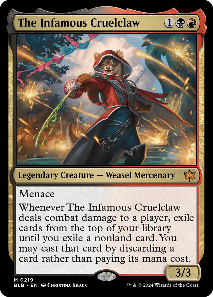 The Infamous Cruelclaw (BLB-219) - Bloomburrow