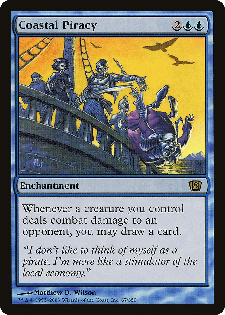 Coastal Piracy (8ED-67★) - 8th Edition Foil