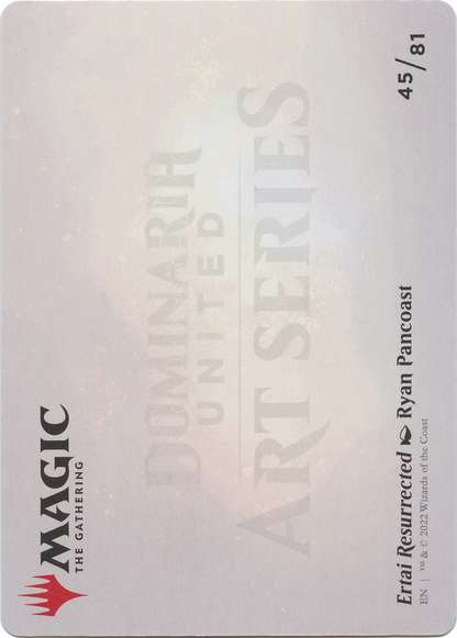 Ertai Resurrected // Ertai Resurrected (ADMU-045) - Dominaria United Art Series (Borderless) Foil